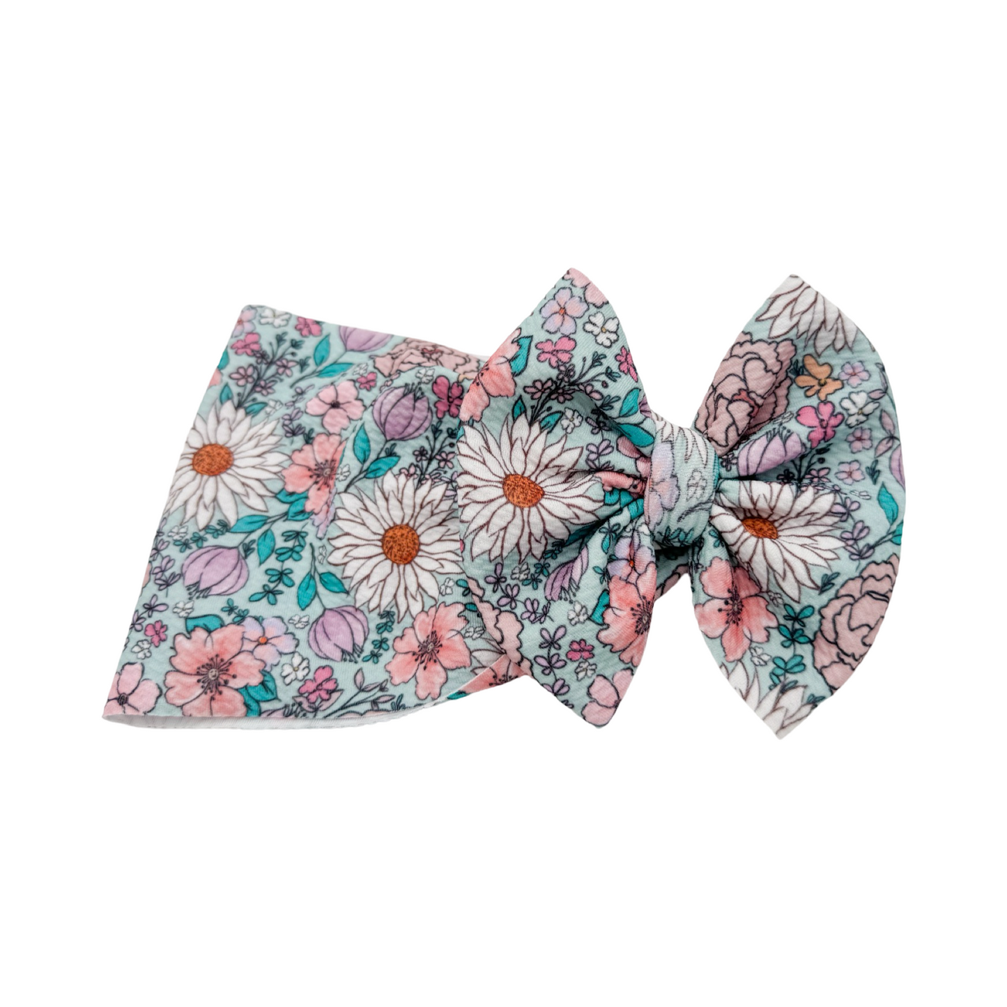 Floral Frenzy Garden Head Wrap