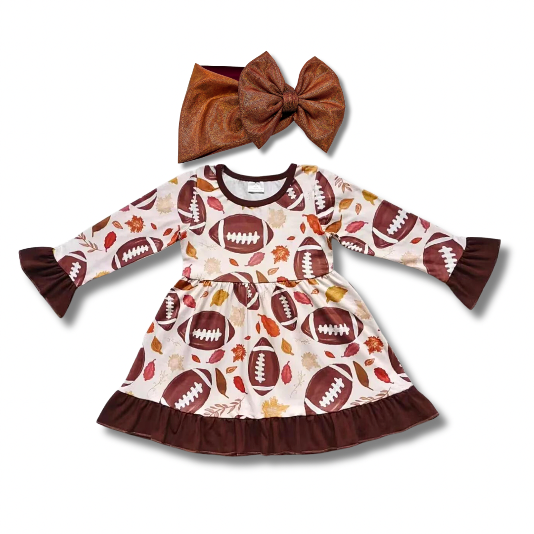Football In Fall Dress 2T Football In Fall Dress 2T