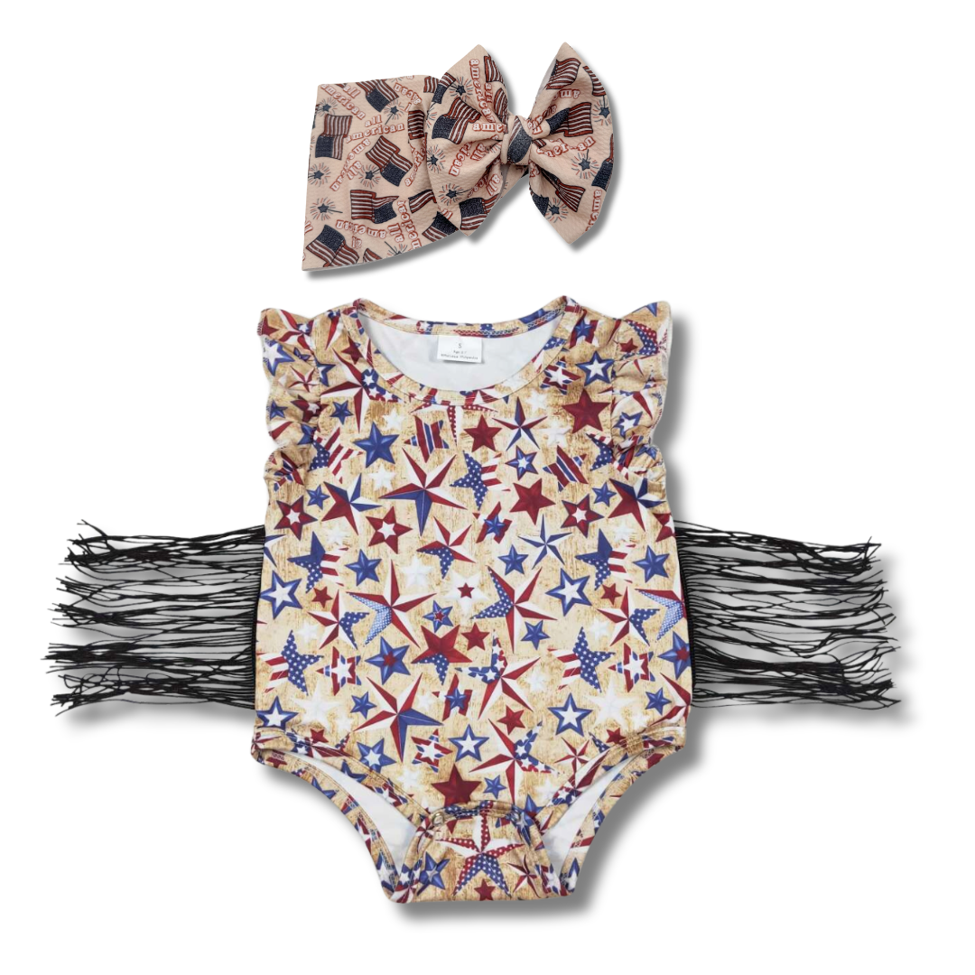All American Tassel Bodysuit