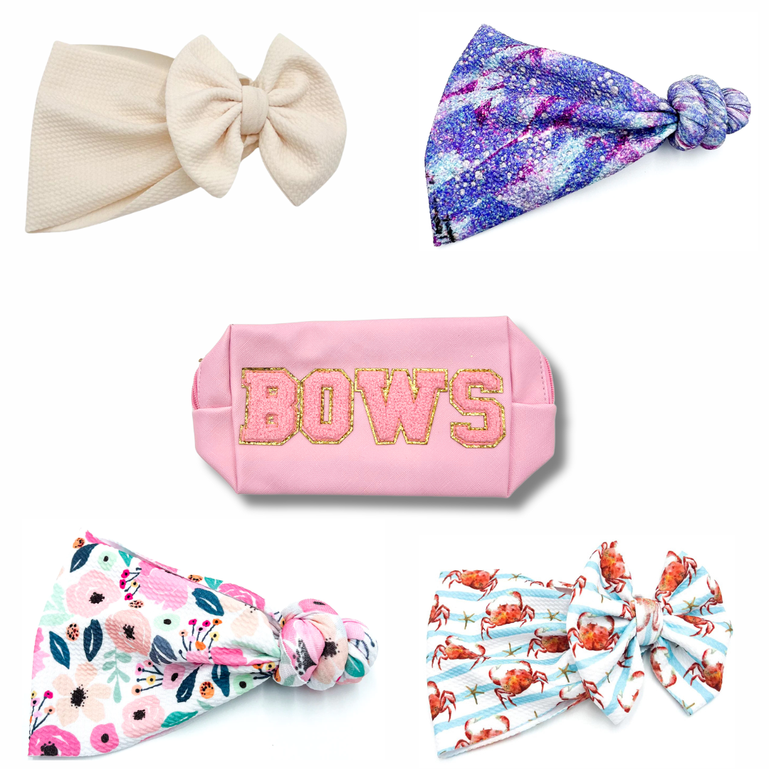 Travel Bow Bag + Head Wrap & Top Knot Mystery Bag
