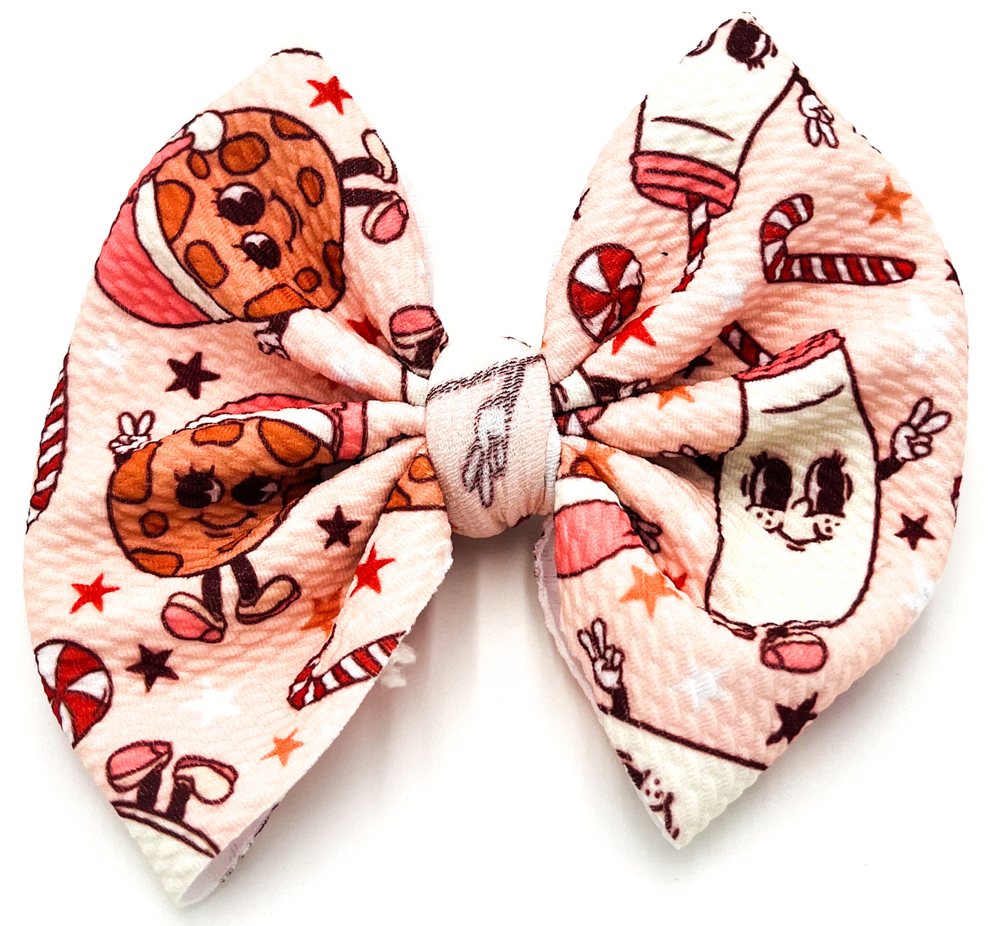 Peace, Milk, & Cookies Bullet Bow