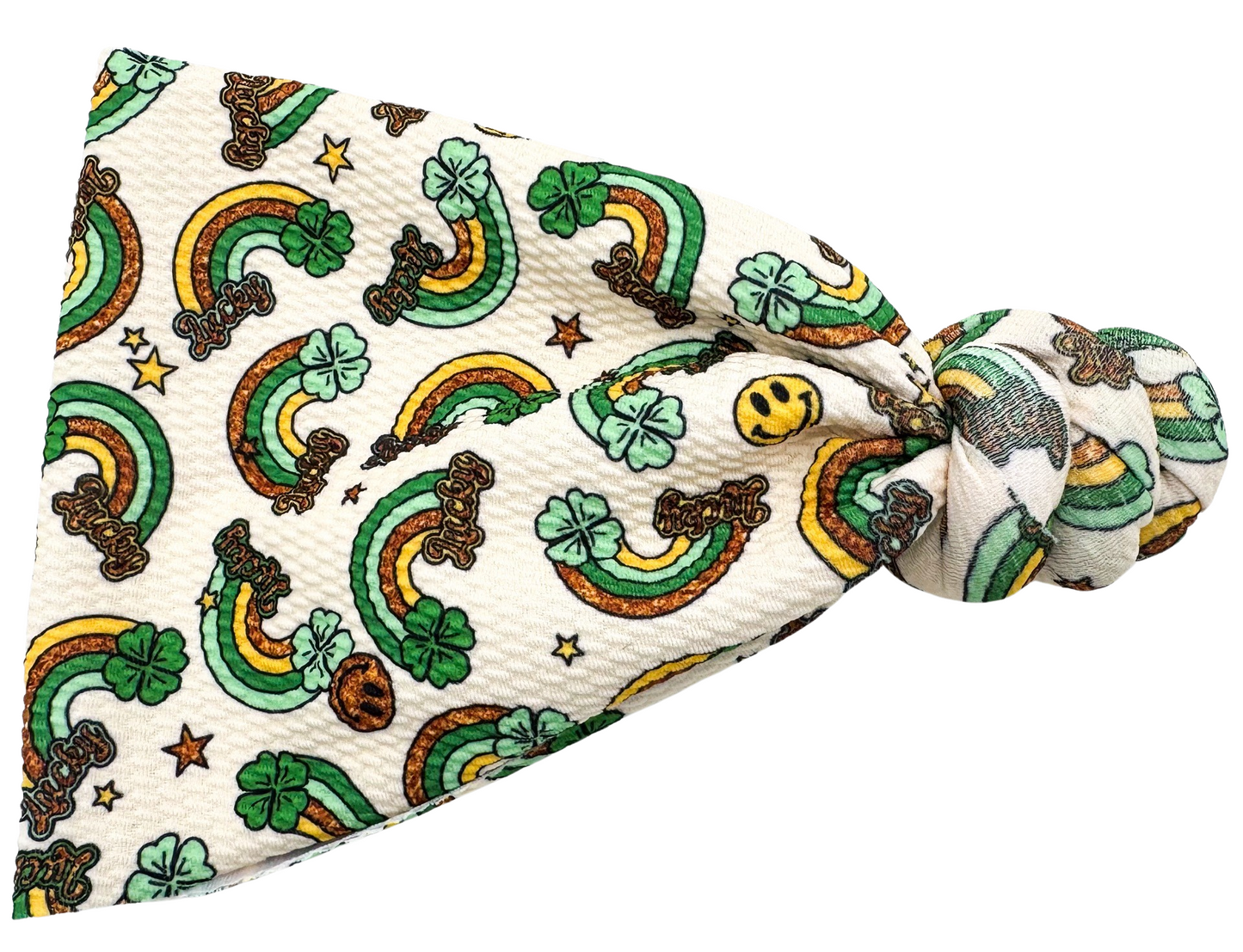 Luck Over The Rainbow Top Knot