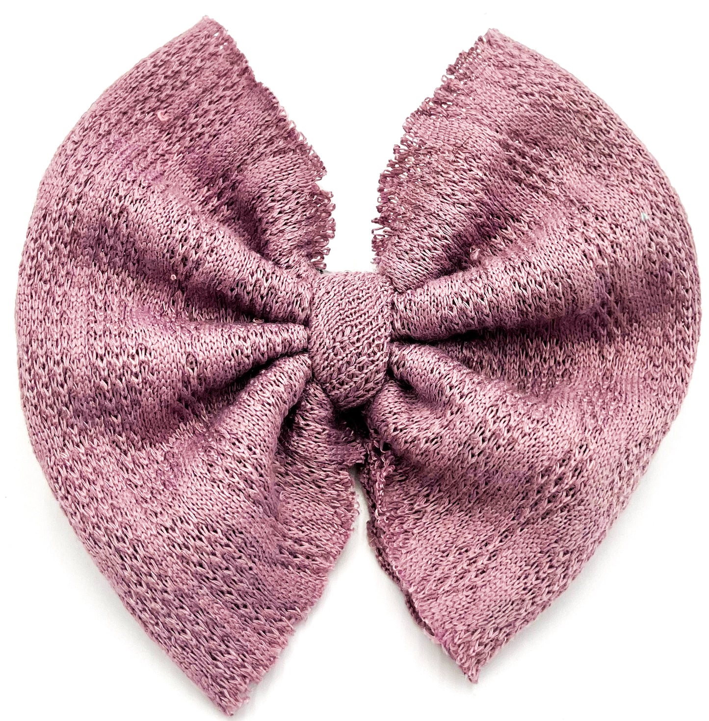 Vintage Purple (Cable Knit) Bullet Bow