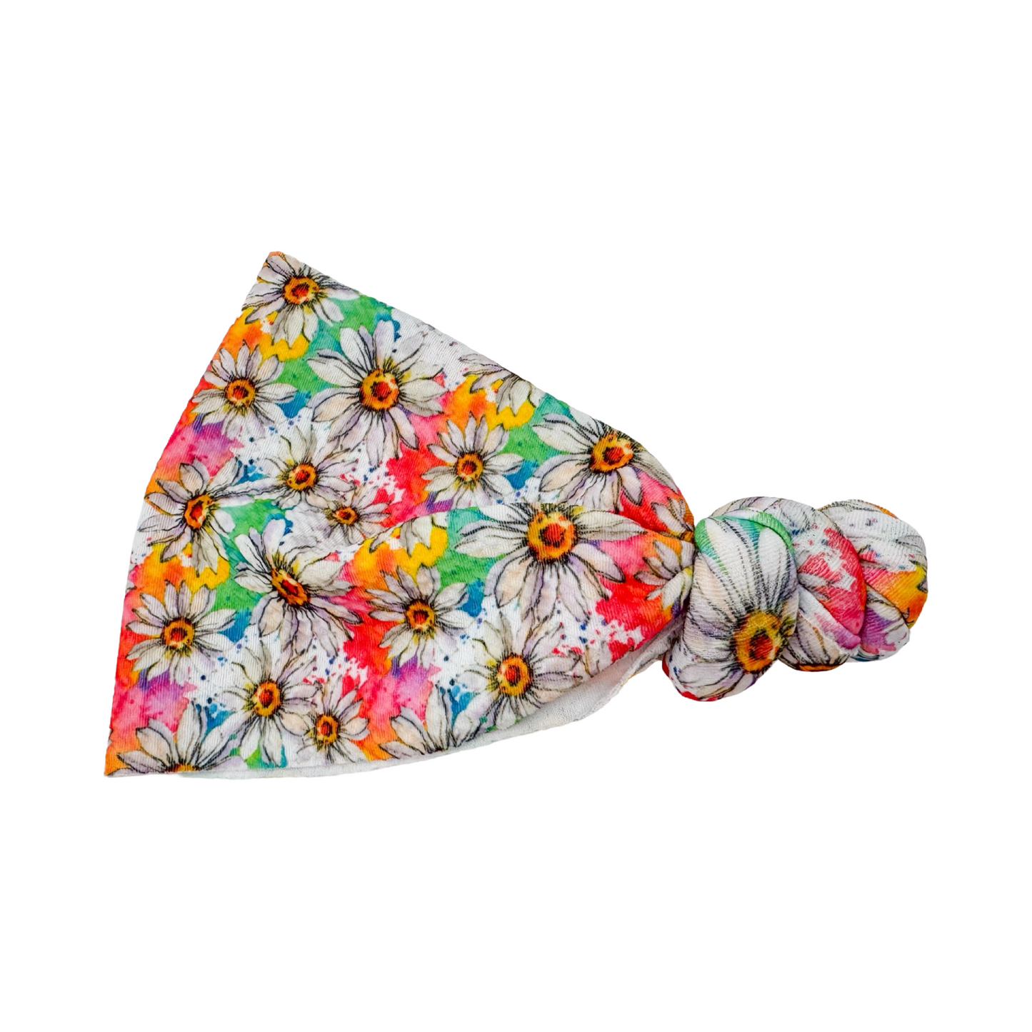 Daisy Art Top Knot