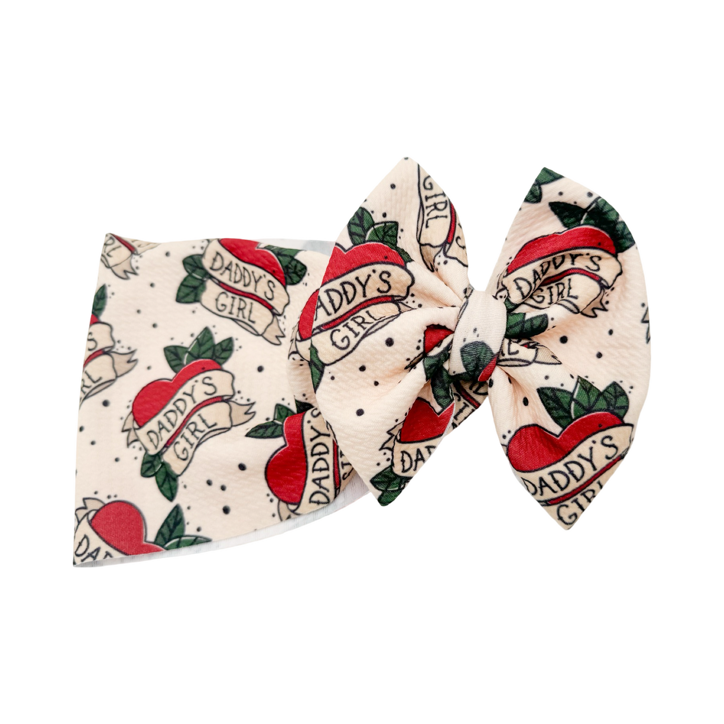 Tatted On Dads Heart Head Wrap