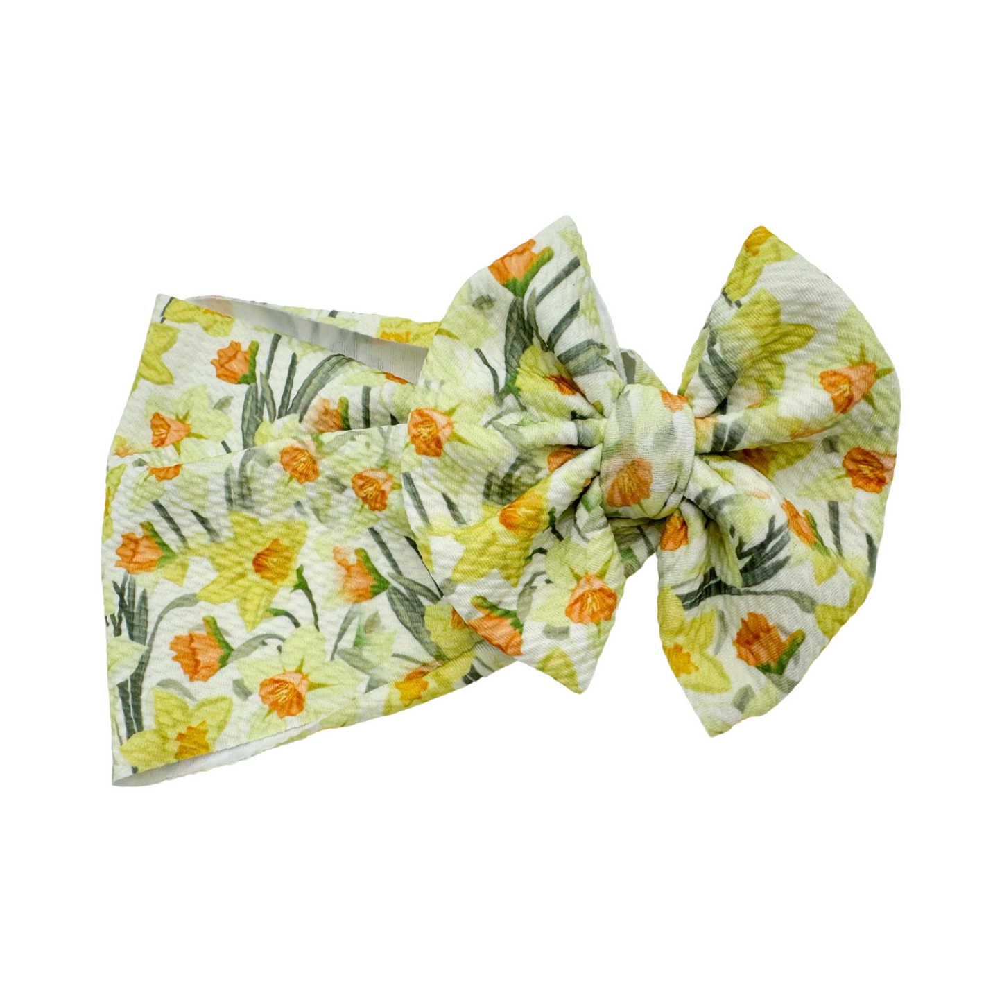 March: Daffodil Head Wrap