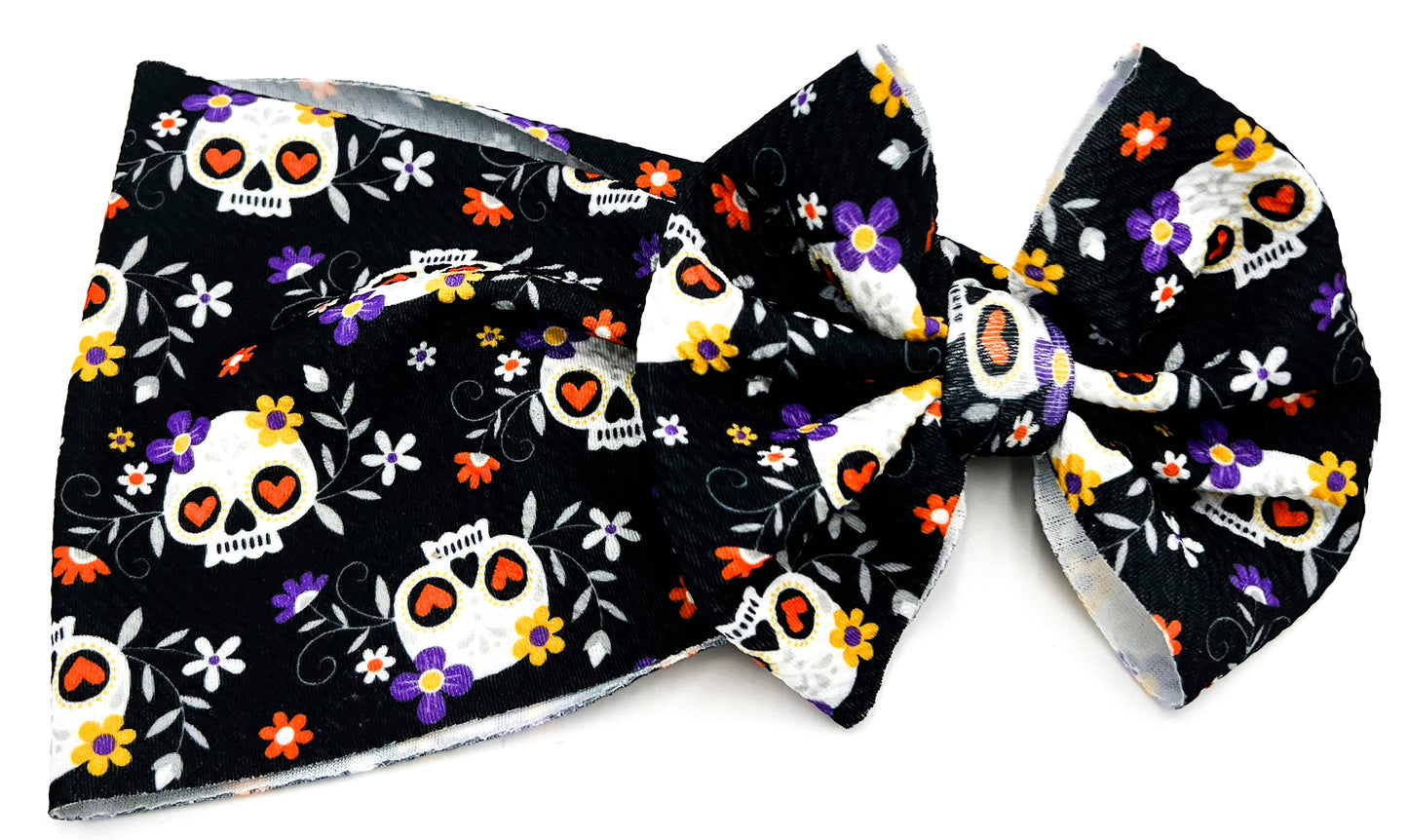 Day of the Dead Head Wrap