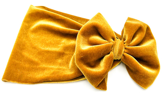 Golden Bells (Velvet) Head Wrap