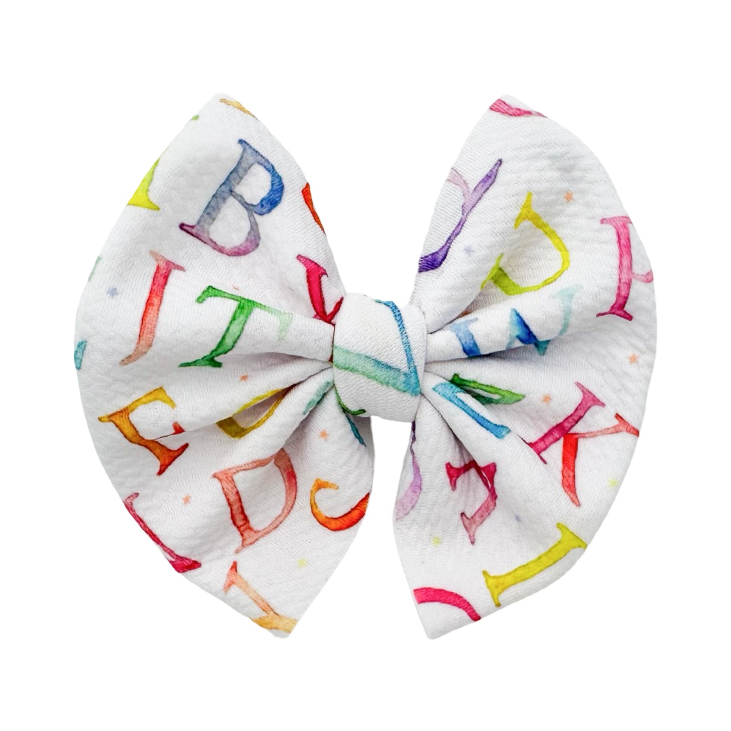 Letters Of The Alphabet Bullet Bow