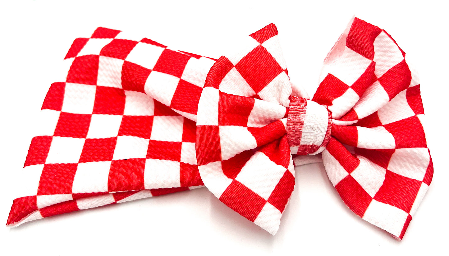 He’s Checkin it Twice Head Wrap