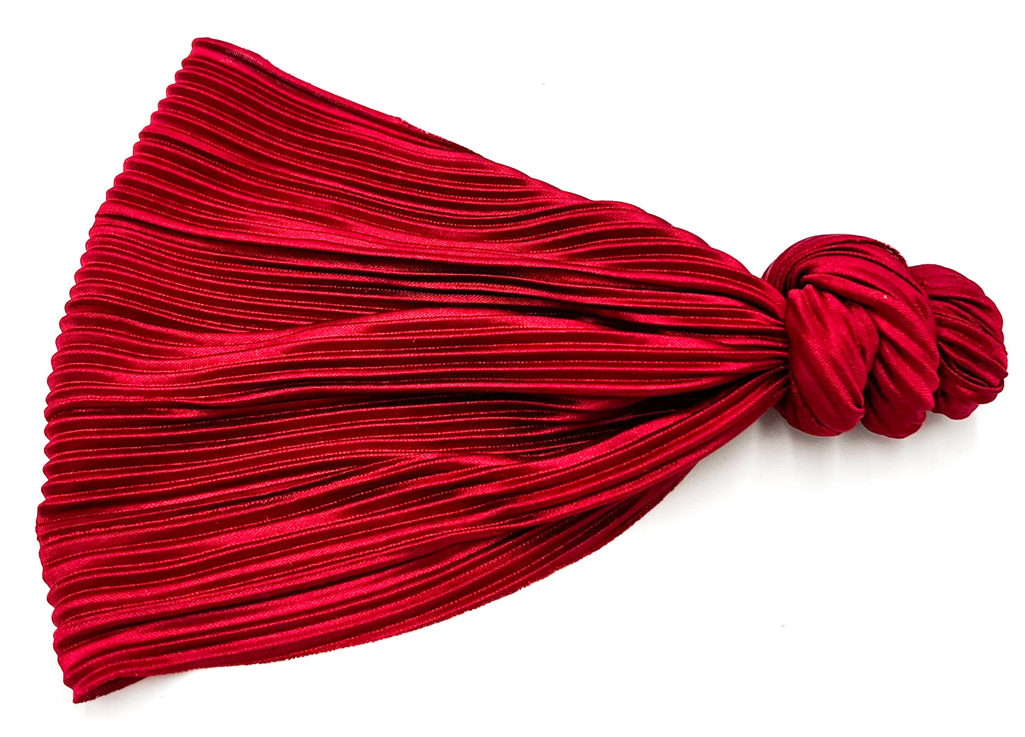 Cranberry Fizz (Pleated) Top Knot