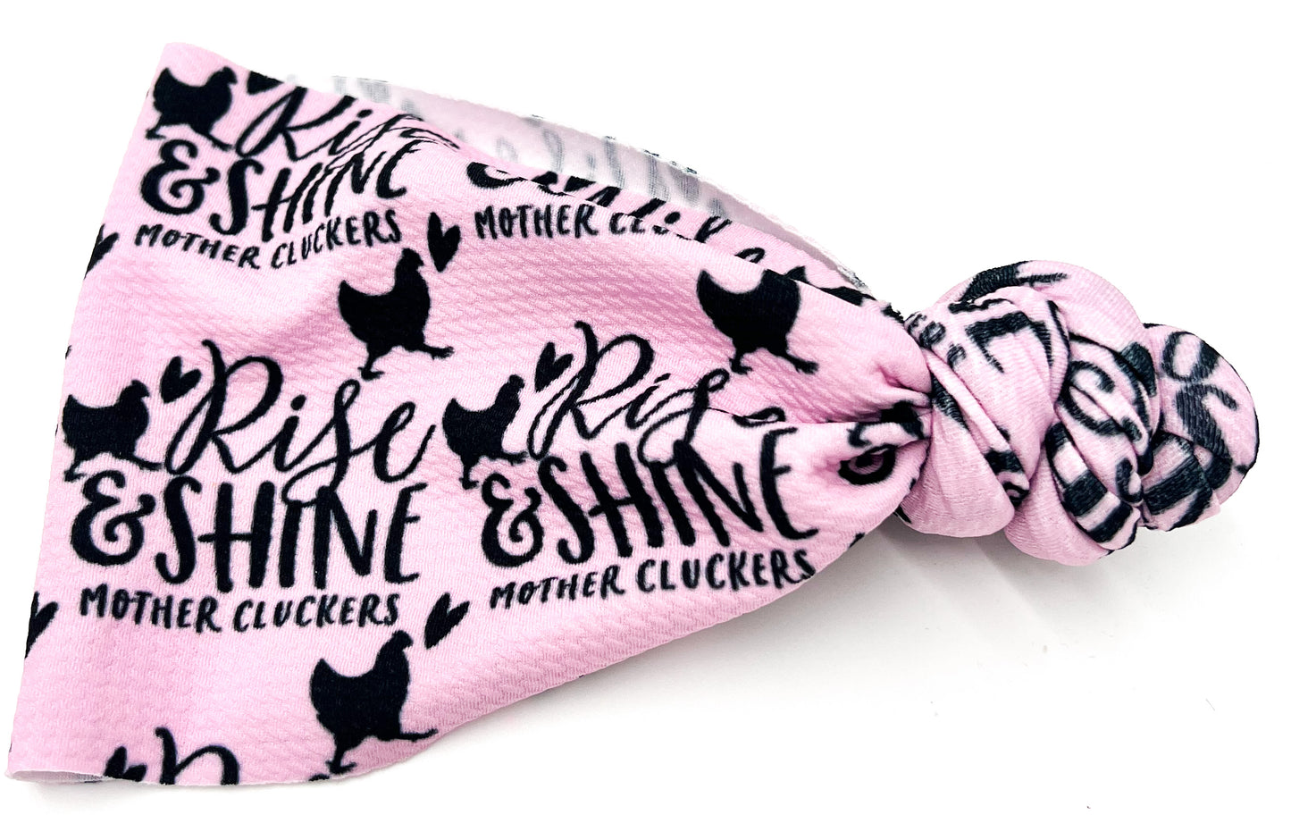 Wake The Cluck Up Top Knot