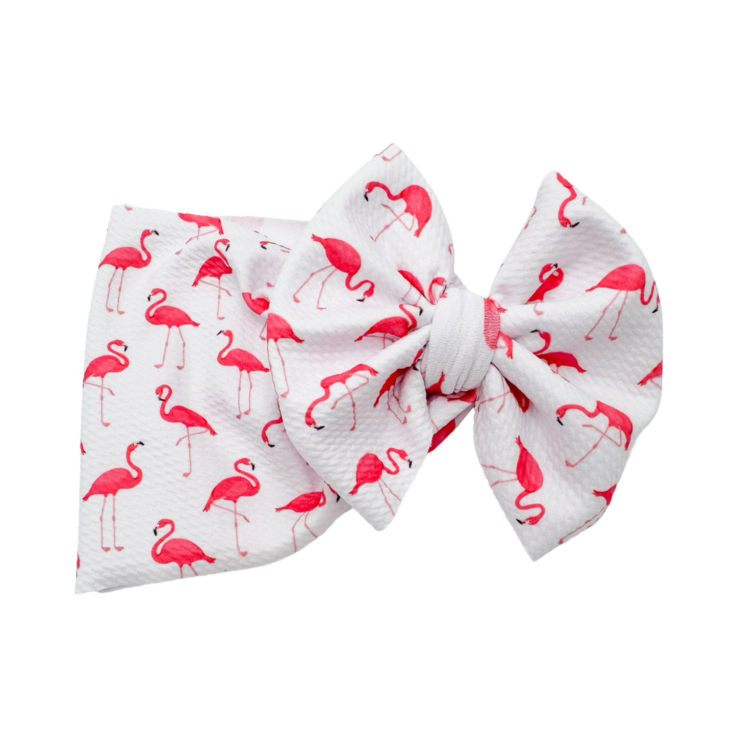 Pretty Pink Flamingo Head Wrap