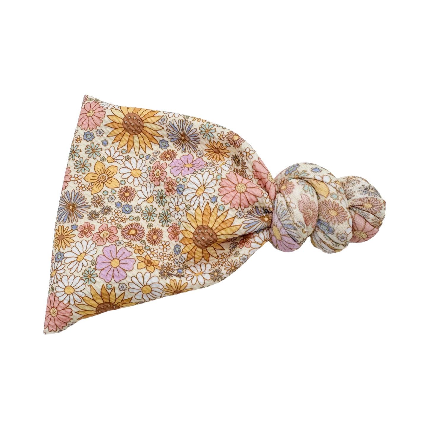 Western Floral Top Knot