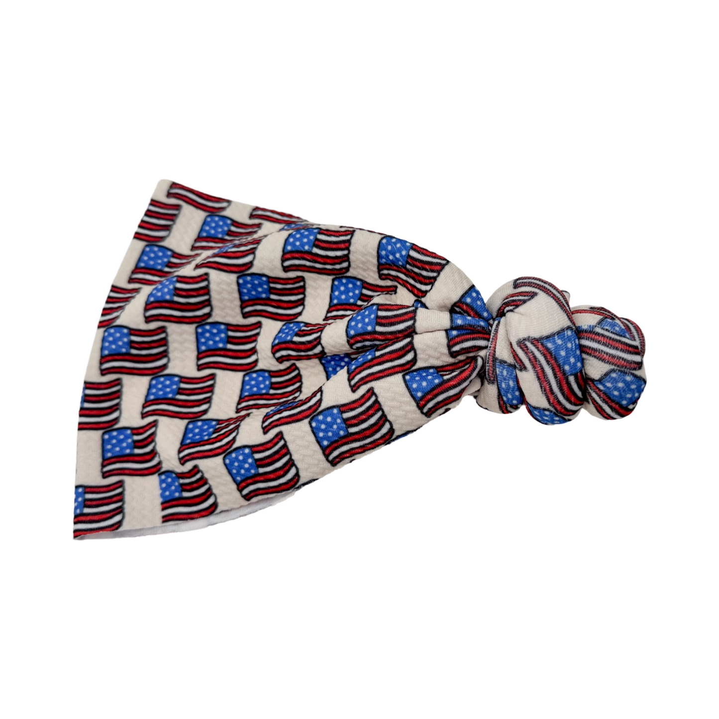 Freedom Flags Top Knot