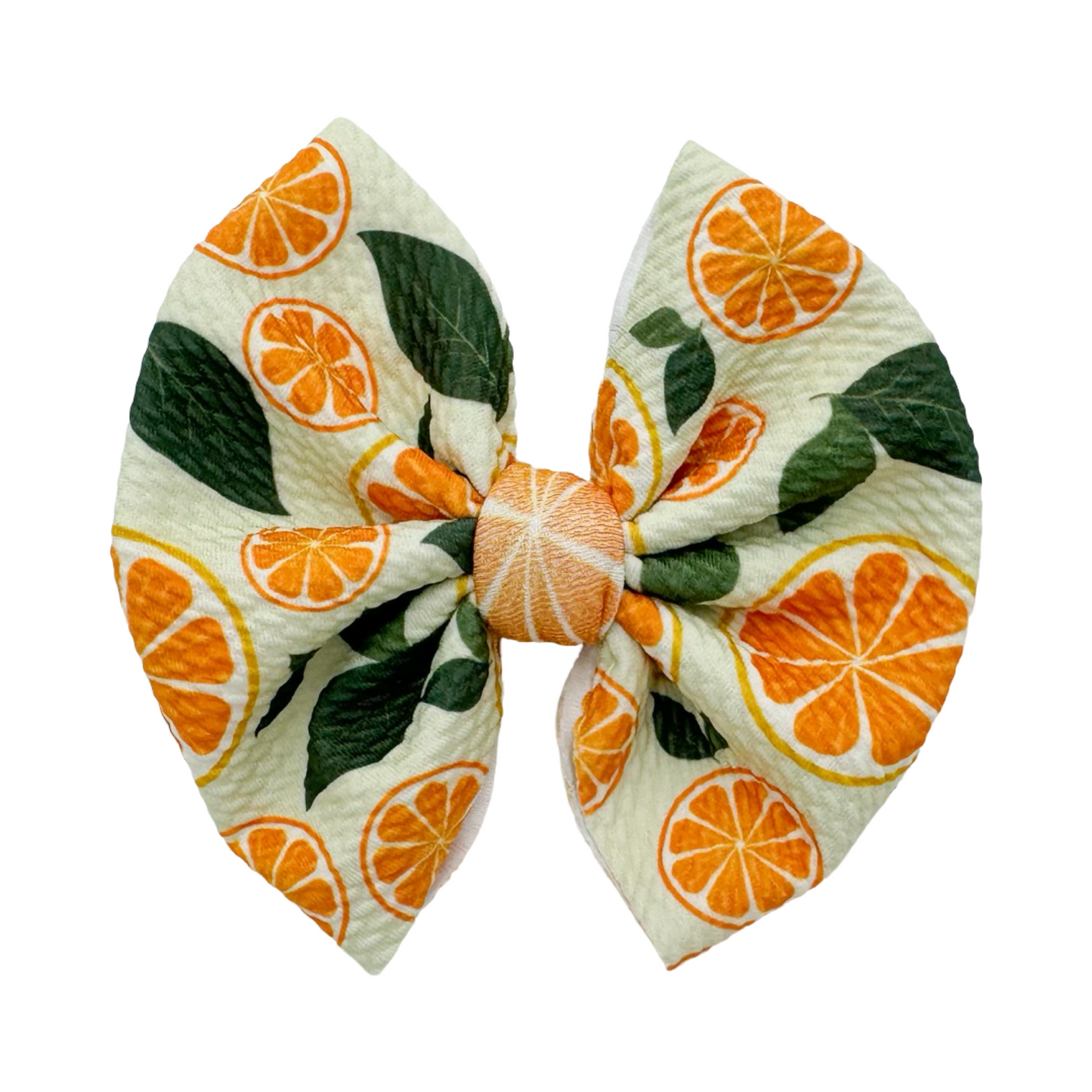 Orange Slices Bullet Bow