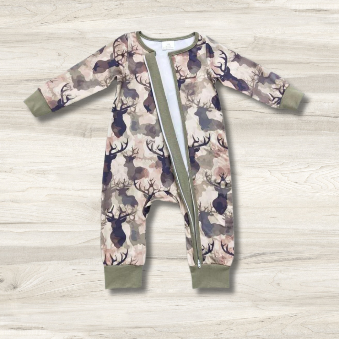 Deer Hunting Time Romper