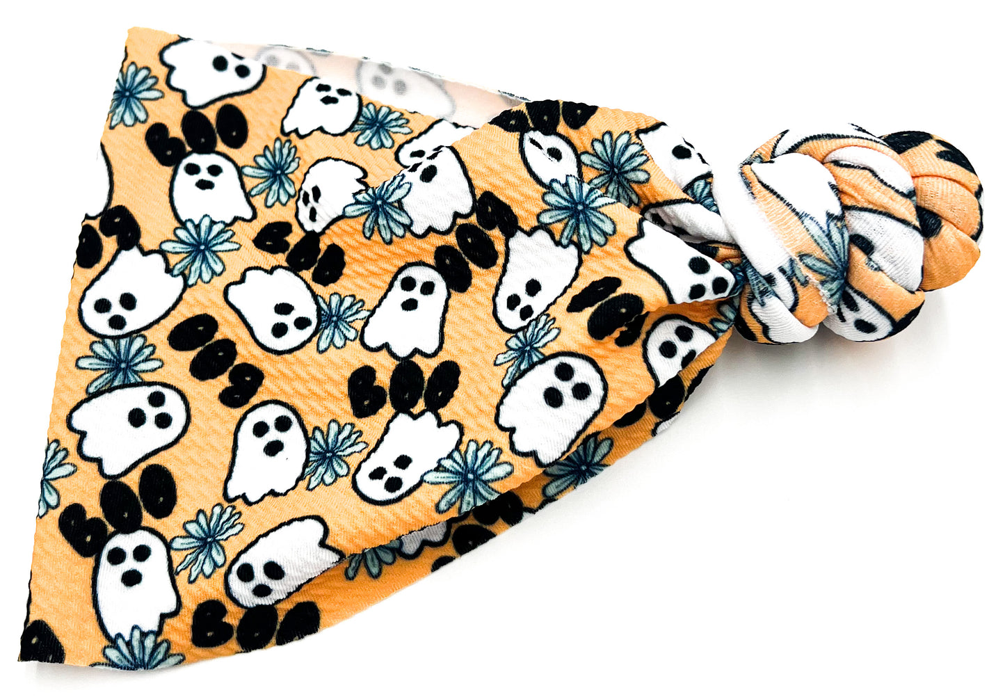 Boo-tiful Flowers Top Knot