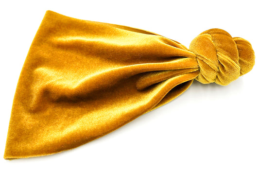 Golden Bells (Velvet) Top Knot
