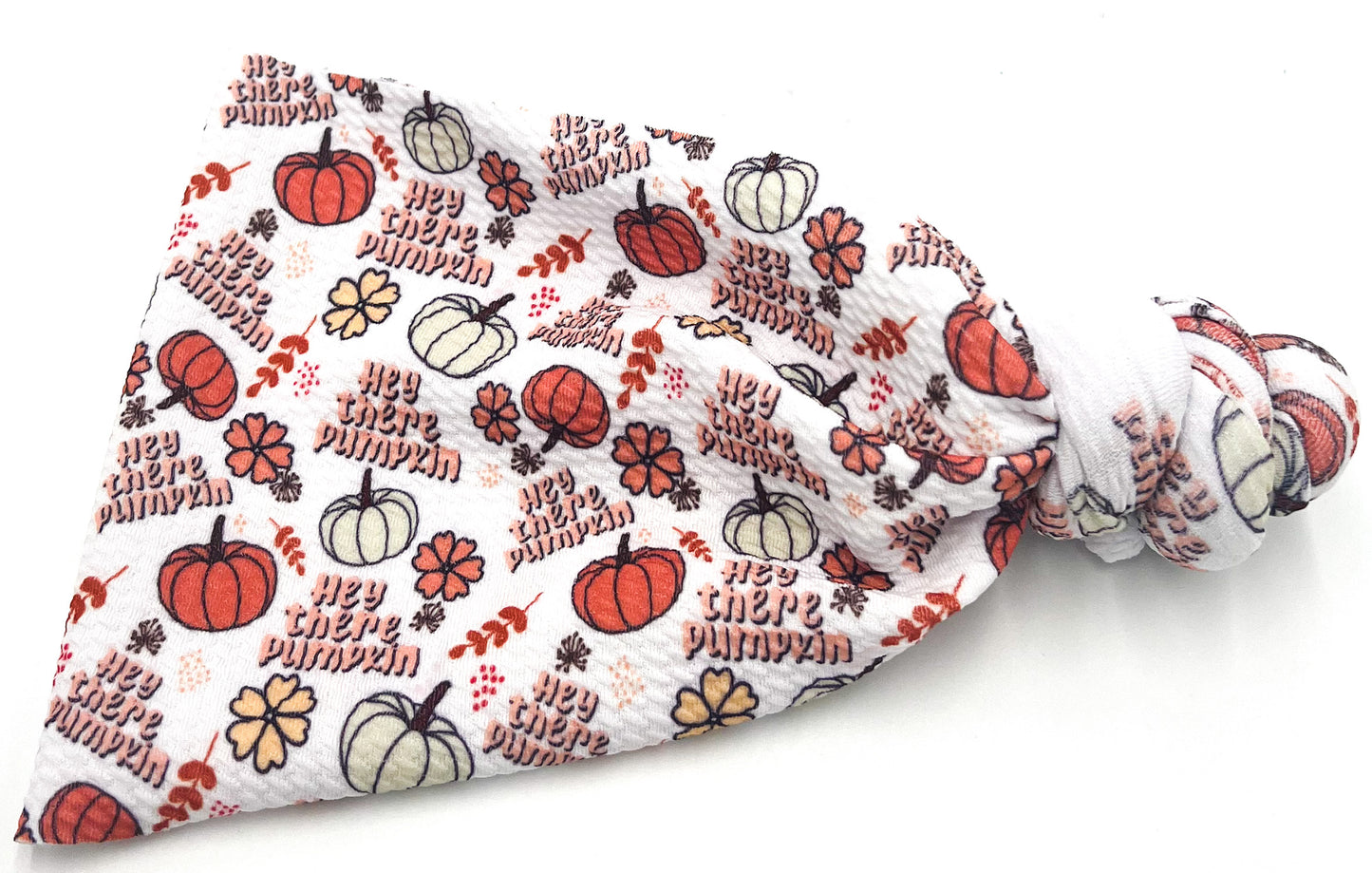 Hey There Pumpkin Top Knot