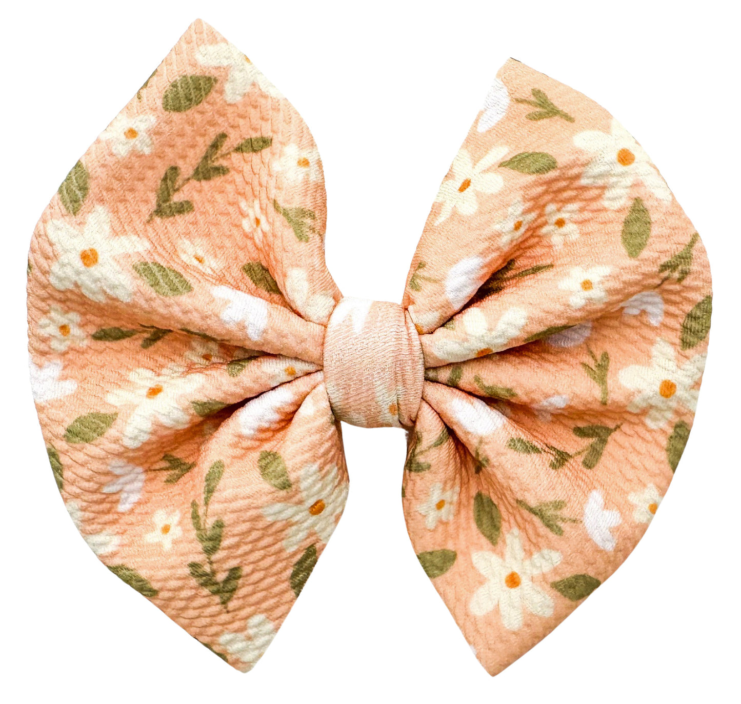 Peachy Daisies Bullet Bow
