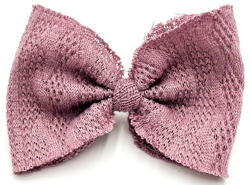 Lila Long Bubble Blue Bows Knit