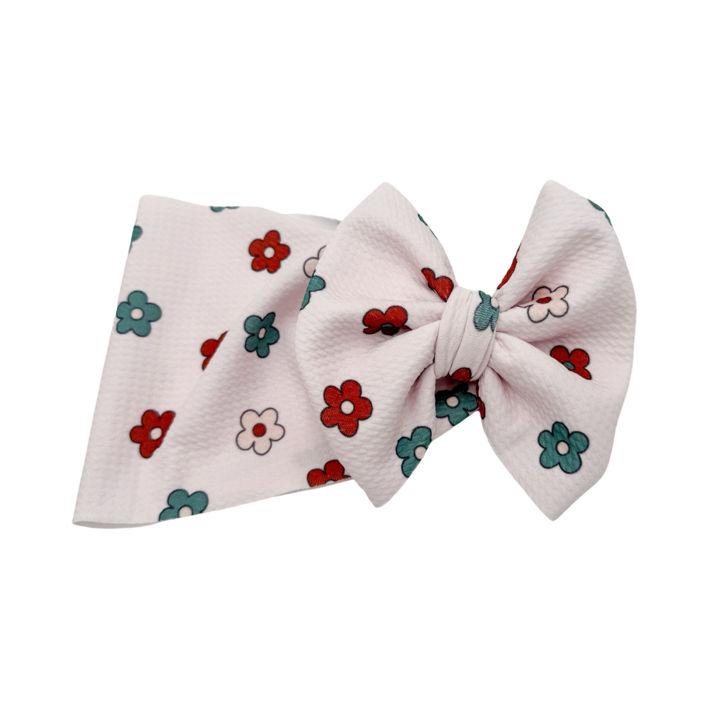 Retro Little Flower Head Wrap