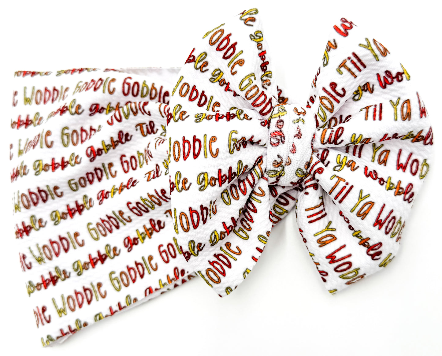 Gobble Till Ya Wobble Head Wrap