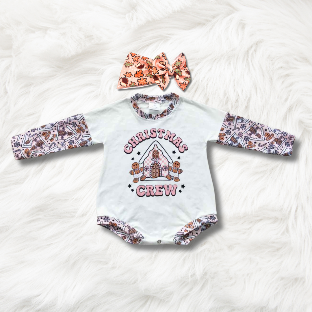Christmas Gingerbread Crew Bodysuit