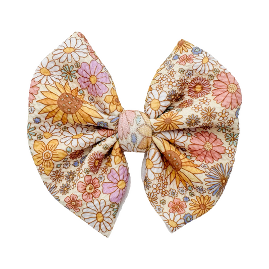Western Floral Bullet Bow