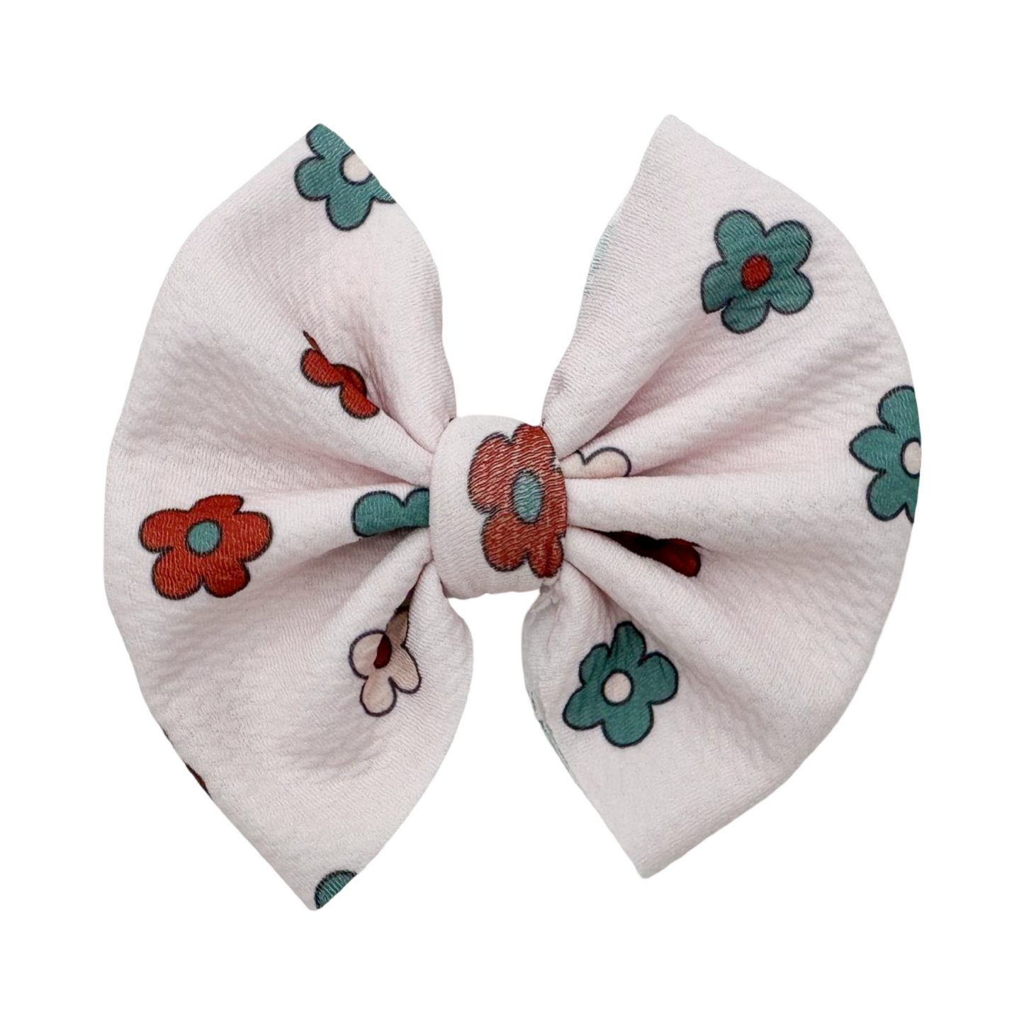 Retro Little Flower Bullet Bow