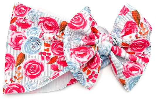 Flowers In Fall Head Wrap