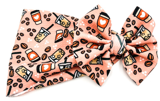 Coffee Craze Head Wrap