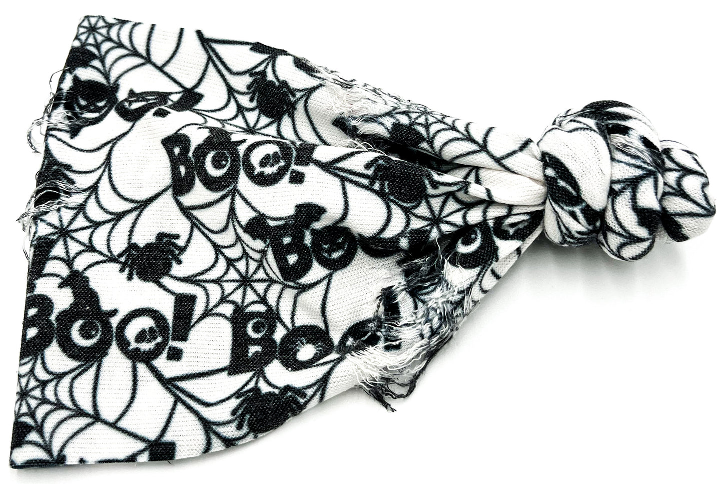 I Web Boo (Distressed) Top Knot