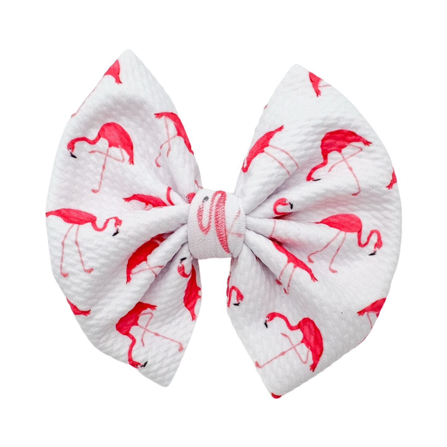Pretty Pink Flamingo Bullet Bow