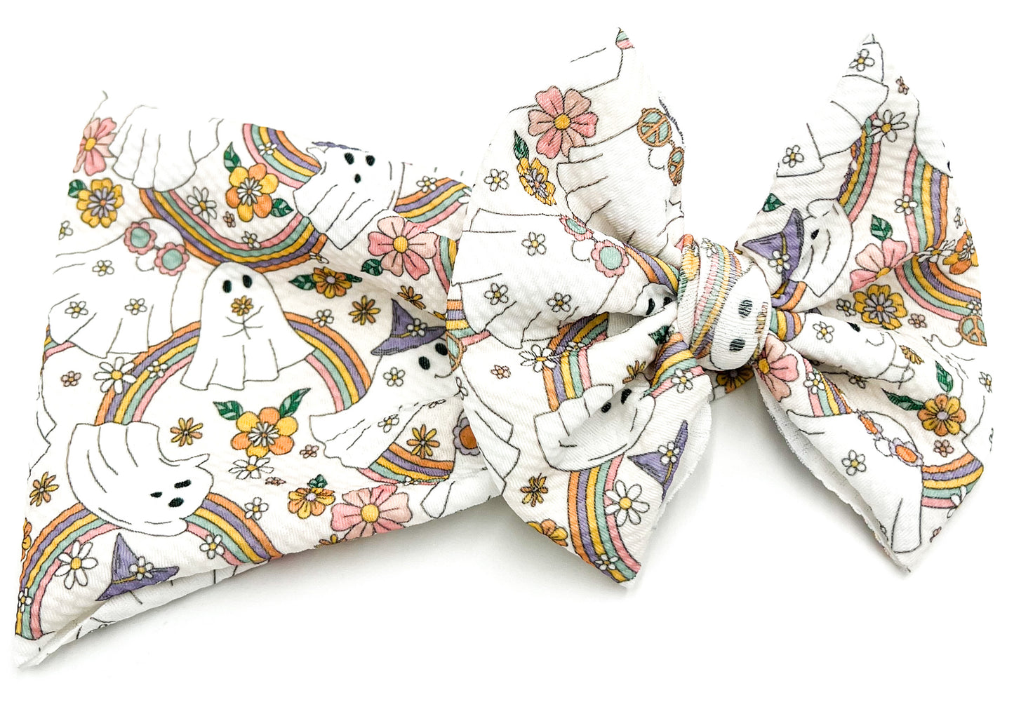 Peace Out Ghosties Head Wrap