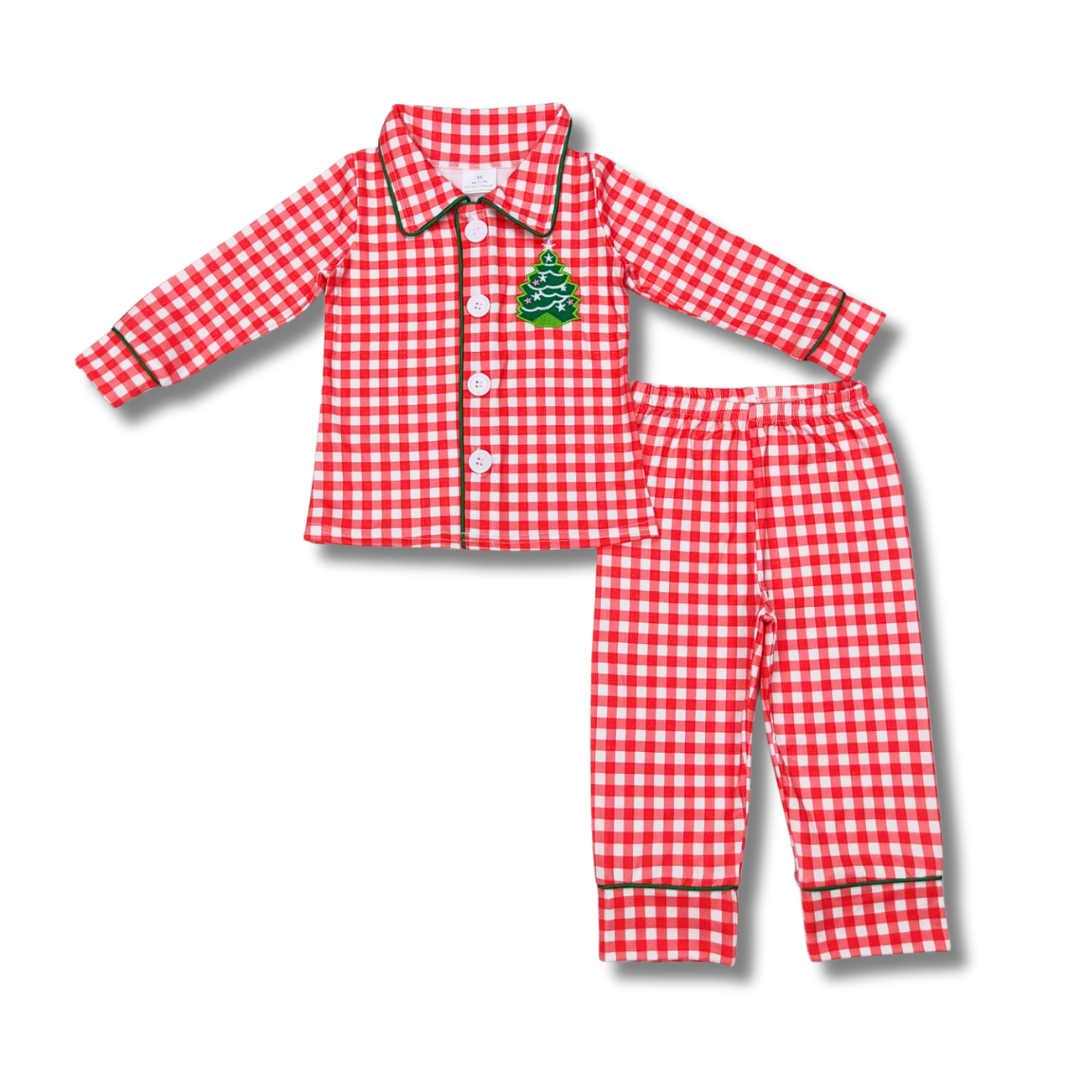 Christmas Tree Plaid Jammies