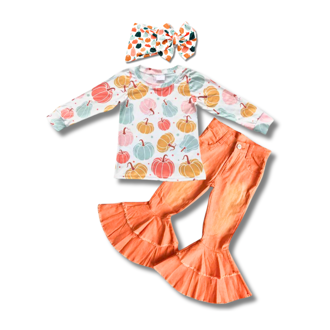 Colors Of Pumpkins Denim Set