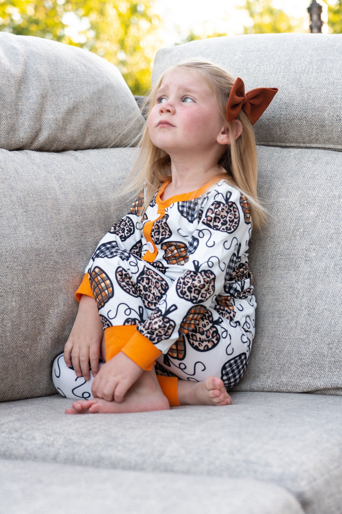 Plaid Pumpkins Jammies