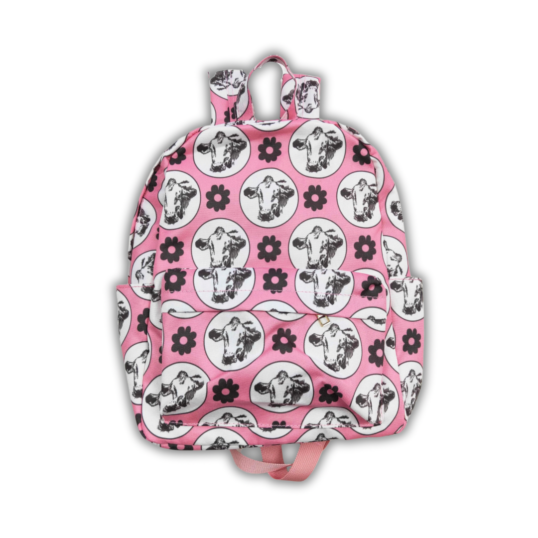 Western Flower Cows Back Pack