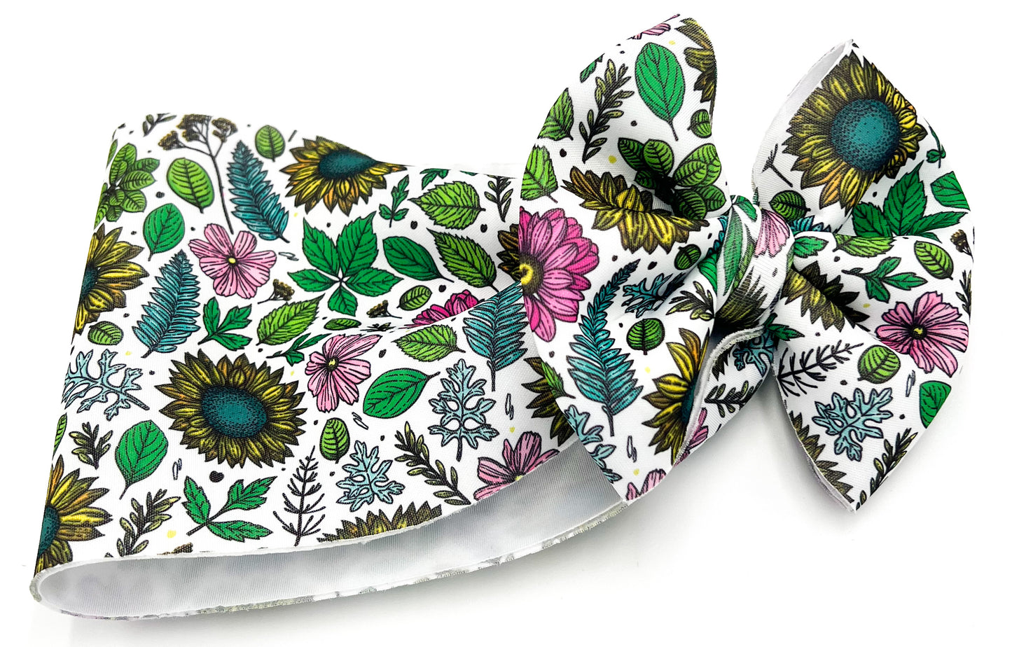 Swimming in Flowers (Swim Bow) Head Wrap