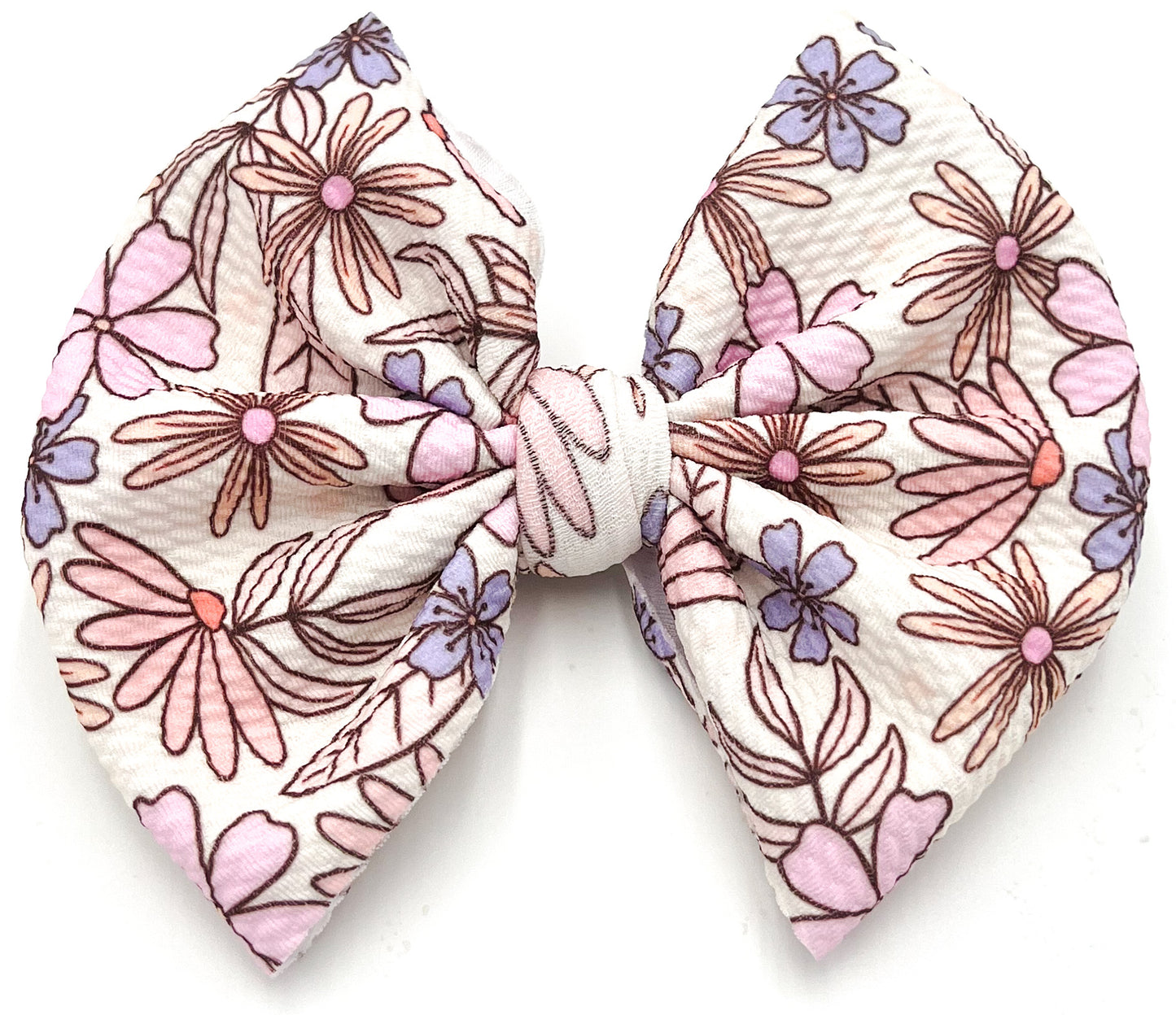 Purple Petals Bullet Bow