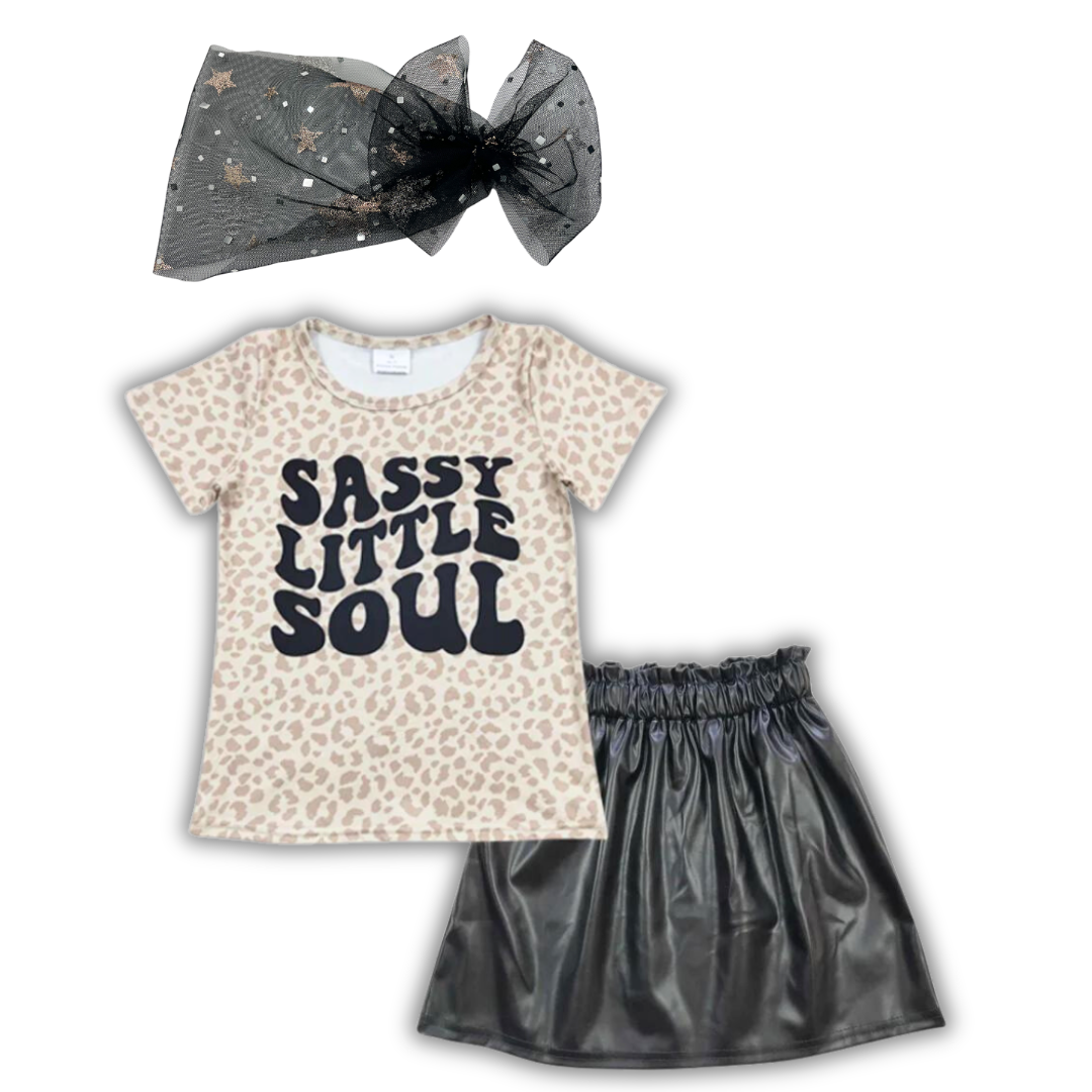Sassy Little Soul Skirt Set – Jett Jax Bows - Main Image