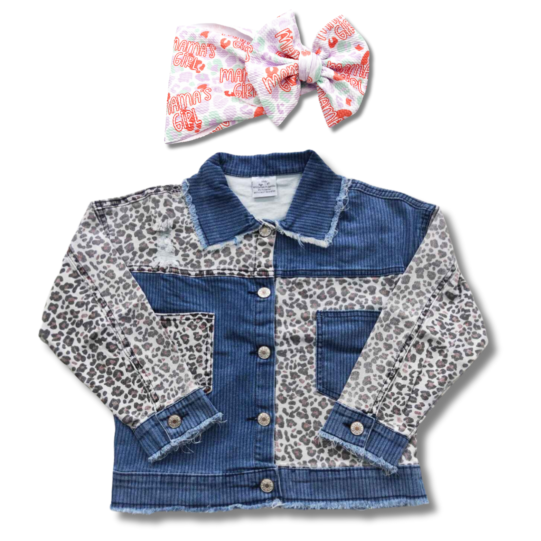 Cheetah Gal Denim Jacket
