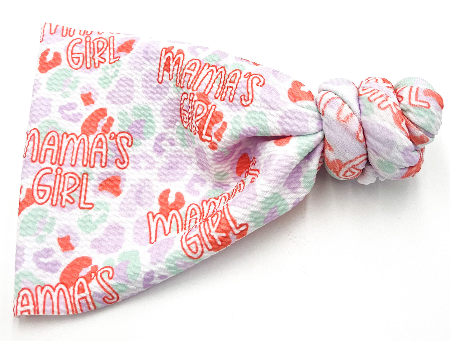 Mamas Little Leopard Top Knot