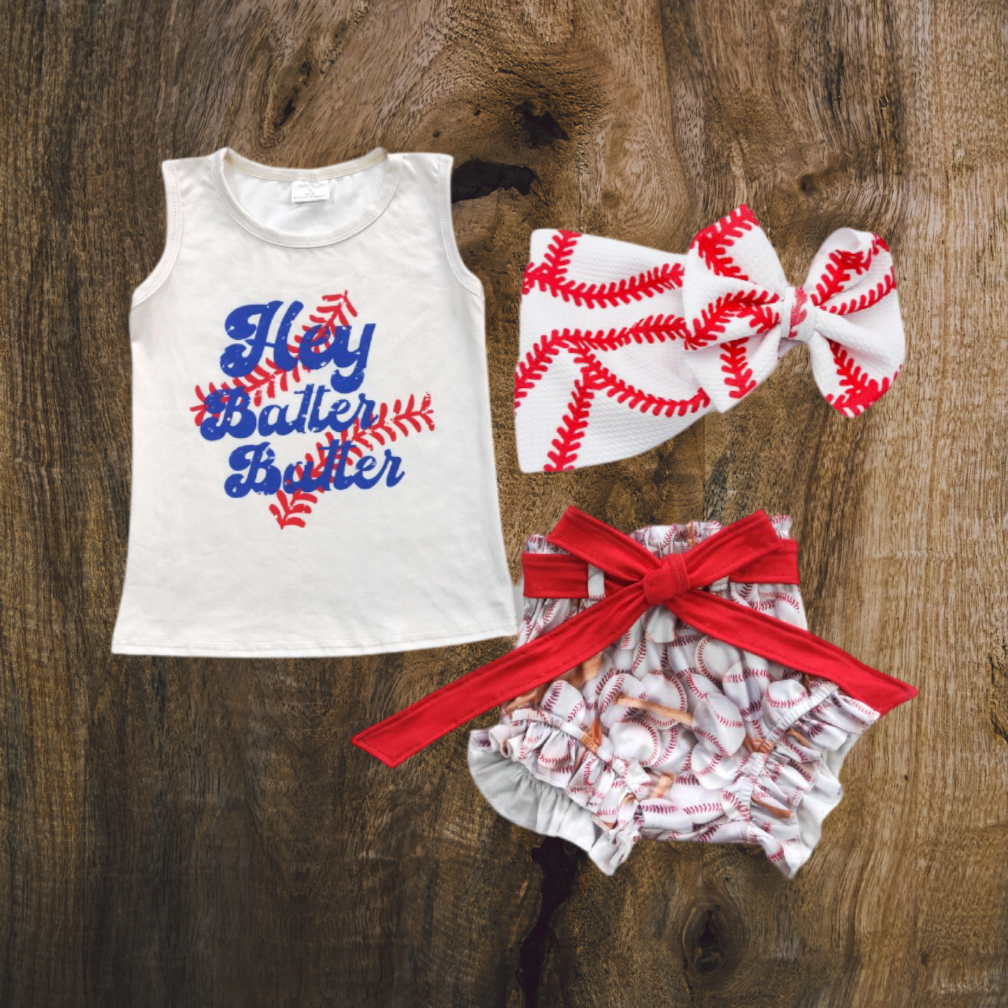 Hey Batter Batter Short Set