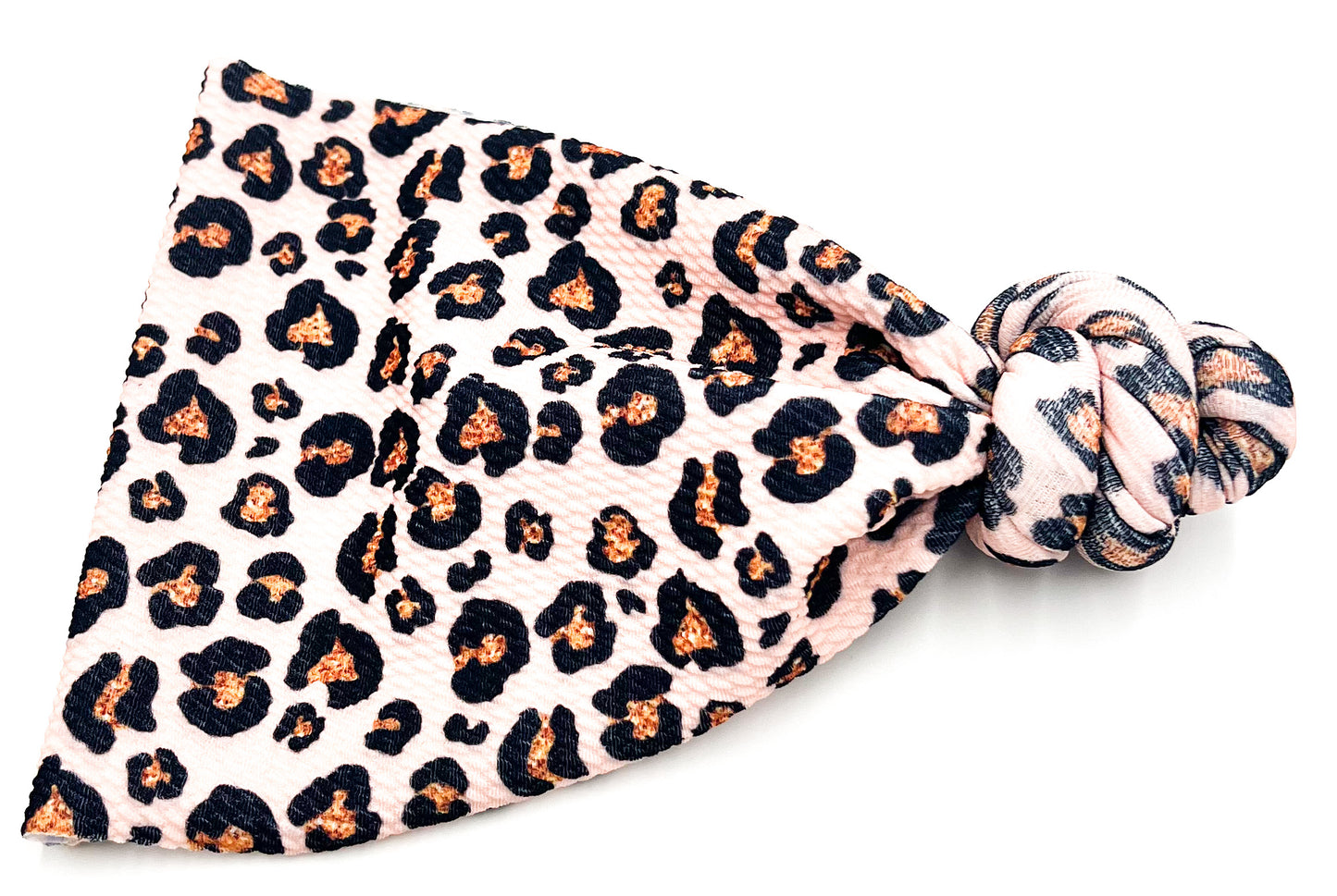 Baby Gold Cheetah Top Knot