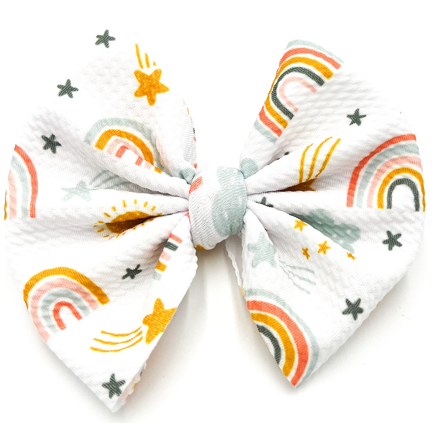 Rainbow Charm Bullet Bow