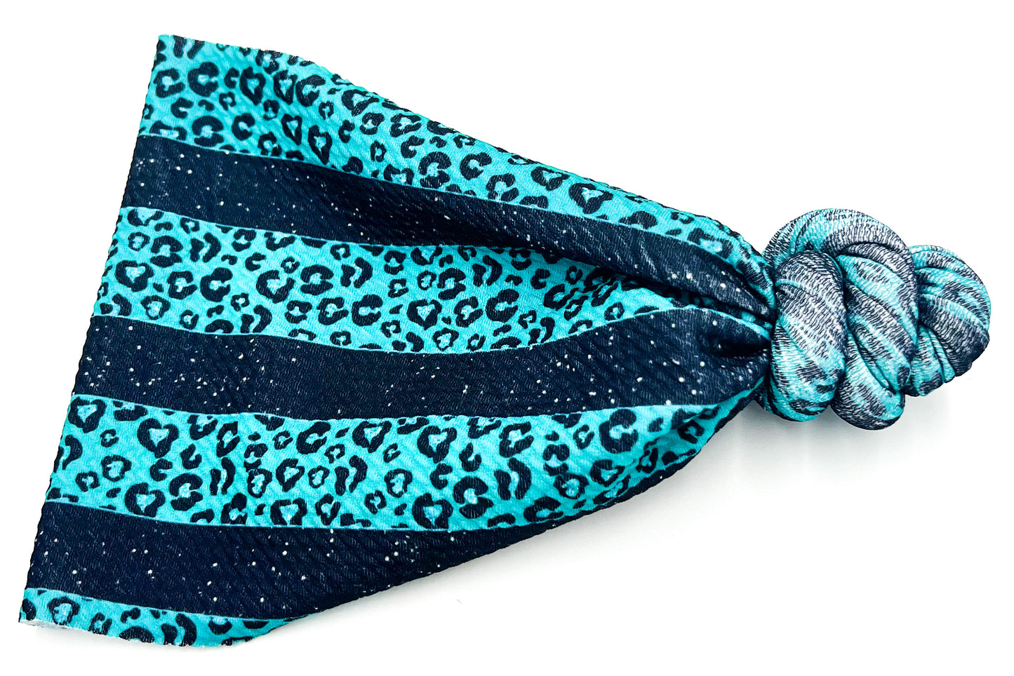 Leopard Skies Top Knot