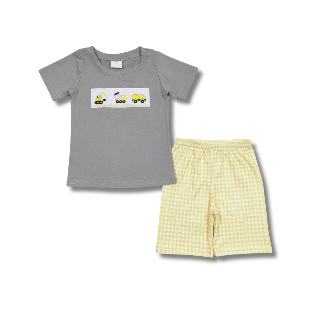 Tonka Truck Short Set